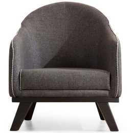 Πολυθρόνα Leon 560ARE2918 75x90x82cm Anthracite-Black