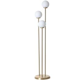 Φωτιστικό Δαπέδου Judy 534LUN4521 Φ30x150cm E27 40W Gold-White Opviq