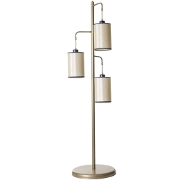 Φωτιστικό Δαπέδου Jozef 534LUN4522 Φ40x150cm 3xE27 40W Cream-Gold Opviq