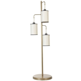 Φωτιστικό Δαπέδου Jozef 534LUN4523 Φ40x150cm 3xE27 40W White-Gold Opviq