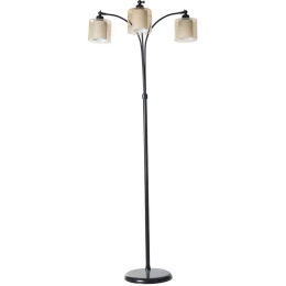 Φωτιστικό Δαπέδου Gonca 534LUN4569 75x160cm 3xE27 40W Black Opviq