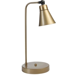 Φωτιστικό Επιτραπέζιο Dora 534LUN5113 Φ18x45cm E14 40W Gold Opviq