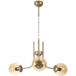 Φωτιστικό Οροφής Nevada 846STL5134 Φ65x70cm 3xE27 40W Gold Opviq