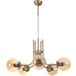 Φωτιστικό Οροφής Nevada 846STL5136 Φ65x70cm 5xE27 40W Gold Opviq