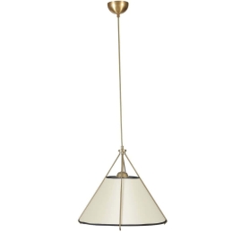 Φωτιστικό Οροφής Romeo 846STL5159 Φ40x70cm 1xE27 40W Cream-Gold