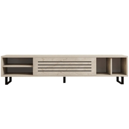 Έπιπλο Τηλεόρασης Safir 835PUQ6403 160x40x35cm Travertine Beige