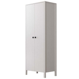 Ντουλάπα Δίφυλλη 787CDL1304 70x45x195cm White Δίφυλλη