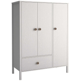 Ντουλάπα Τρίφυλλη 787CDL1307 120x53x172cm White Τρίφυλλη