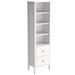 Βιβλιοθήκη 787CDL1503 80x35x180cm White