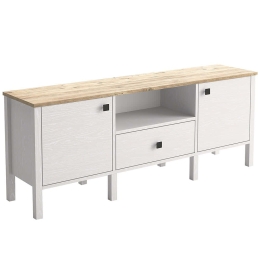 Έπιπλο Τηλεόρασης 787CDL1805 150x35x60cm White-Natural