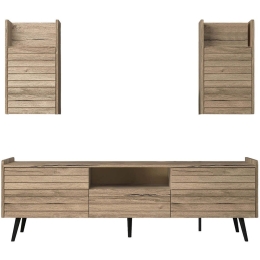 Σύνθεση Τηλεόρασης 787CDL1819 180x40x55cm Walnut