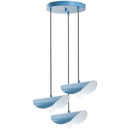 Φωτιστικό Οροφής Eger 892OPV2060 Φ50x106cm 3xE27 40W Light Blue Opviq
