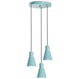 Φωτιστικό Οροφής Konikkem 892OPV2075 Φ40x114cm 3xE27 40W Turquoise Opviq
