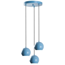 Φωτιστικό Οροφής Top 892OPV2080 Φ45x111cm 3xE27 40W Light Blue