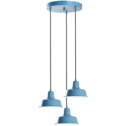 Φωτιστικό Οροφής Memati 892OPV2084 Φ45x108cm 3xE27 40W Light Blue Opviq