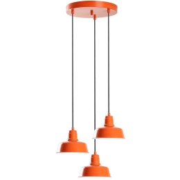 Φωτιστικό Οροφής Memati 892OPV2086 Φ45x108cm 3xE27 40W Orange Opviq