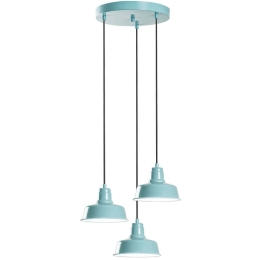 Φωτιστικό Οροφής Memati 892OPV2087 Φ45x108cm 3xE27 40W Turquoise Opviq