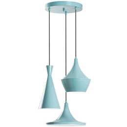 Φωτιστικό Οροφής Tom 892OPV2095 Φ45x135cm 3xE27 40W Turquoise Opviq