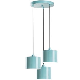 Φωτιστικό Οροφής Duz 892OPV2099 Φ45x110cm 3xE27 40W Turquoise Opviq