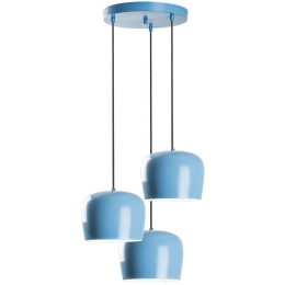 Φωτιστικό Οροφής Yozgat 892OPV2100 Φ45x114cm 3xE27 40W Light Blue Opviq