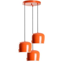Φωτιστικό Οροφής Yozgat 892OPV2102 Φ45x114cm 3xE27 40W Orange Opviq