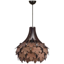 Φωτιστικό Οροφής 687HMY2336 Φ38x71cm 1xE27 40W Brown Opviq