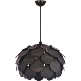 Φωτιστικό Οροφής 687HMY2338 Φ40x67cm 1xE27 40W Black Opviq