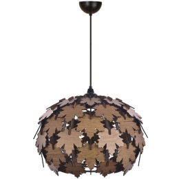 Φωτιστικό Οροφής 687HMY2341 Φ39x66cm 1xE27 40W Brown Opviq