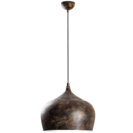 Φωτιστικό Οροφής Patine Retro 795LMG1216 Φ28x125cm 1xE27 40W Antique Opviq
