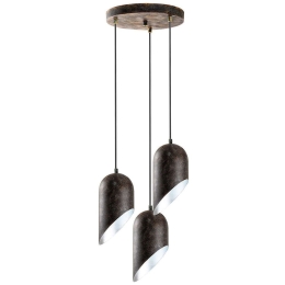 Φωτιστικό Οροφής Kesik Retro 795LMG1230 Φ40x121cm 3xE27 40W Antique Opviq