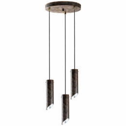 Φωτιστικό Οροφής Kesik Retro 795LMG1231 Φ40x114cm 3xE27 40W Antique Opviq