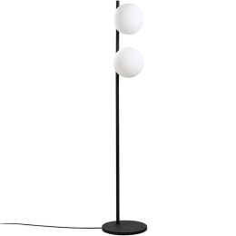 Φωτιστικό Δαπέδου Dual 521SHN2260 30x30x155cm 2xE27 40W Black Opviq