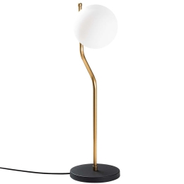 Φωτιστικό Επιτραπέζιο Tulip 521SHN2270 18x18x61cm 1xE14 40W Black-Gold Opviq