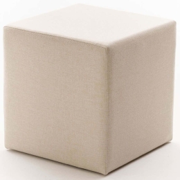 Σκαμπό Asos 825BLC5107 40x40x40cm Cream