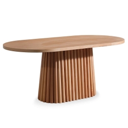 Τραπέζι Atlantis 117FRF1402 170x90x75cm Natural Mdf,Ξύλο