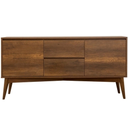 Μπουφές Vina 869VEL1735 170x45x82,5cm Walnut Μοριοσανίδα, Μελαμίνη