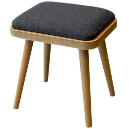 Σκαμπό Vina Mini (Σετ 2Τμχ) 869VEL1453 40x33x46cm Oak-Anthracite