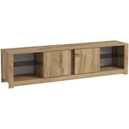 Έπιπλο Tηλεόρασης Aydos 382NRC2525 180x35x45cm Oak