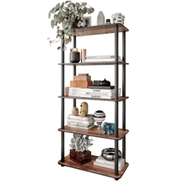 Ραφιέρα Δαπέδου 282PTR1106 60x30x139cm Walnut