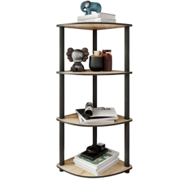 Ραφιέρα Δαπέδου Γωνιακή 282PTR1118 34x34x105cm Oak