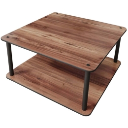 Τραπέζι Σαλονιού Masivo Square 282PTR1510 70x70x38cm Walnut