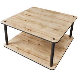 Τραπέζι Σαλονιού Masivo Square 282PTR1511 70x70x38cm Oak