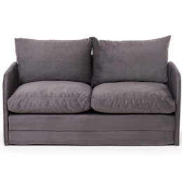 Καναπές - Κρεβάτι Διθέσιος Saga 859FTN2887 148x70x66cm Grey