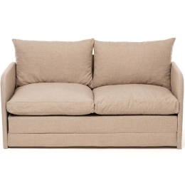 Καναπές - Κρεβάτι Διθέσιος Saga 859FTN2891 148x70x66cm Beige