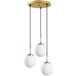 Φωτιστικό Οροφής Orbital 521SHN3463 45x45x120cm 3xE27 40W Gold Opviq
