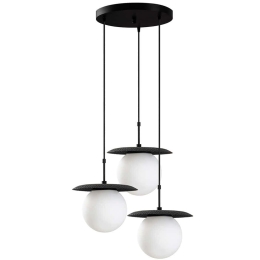 Φωτιστικό Οροφής Anemon 521SHN3479 55x55x110cm 3xE27 40W Black Opviq
