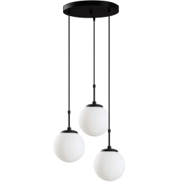 Φωτιστικό Οροφής Orbital 521SHN3487 45x45x120cm 3xE27 40W Black Opviq