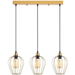 Φωτιστικό Οροφής - Ράγα Armut 892OPV2112 70x20x115cm 3xE27 40W Gold Opviq