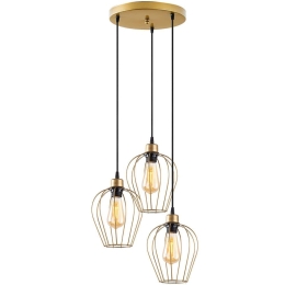 Φωτιστικό Οροφής Armut 892OPV2113 41x41x115cm 3xE27 40W Gold Opviq