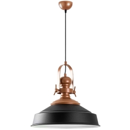 Φωτιστικό Οροφής Craft 584TTM2120 Φ40x130cm 1xE27 40W Black Opviq